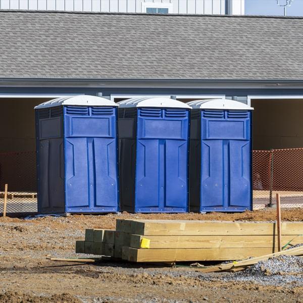 Heavy-duty construction site porta potty in Longview, Texas